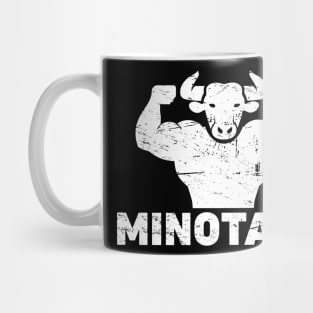 Distressed Greek Mythology Minotaur Mug